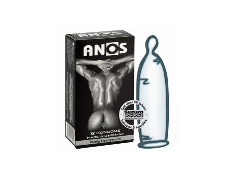 Grube prezerwatywy mocny sex analny anus 12 szt
